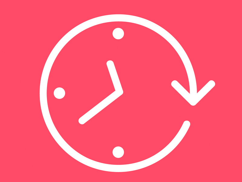 Hot apk. Neon time icon.