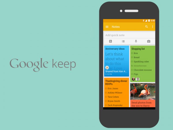 Споделяйте със семейството и приятелите с помощта на Google Keep